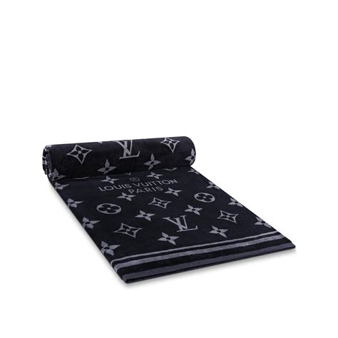 louis vuitton towel|Monogram Eclipse Beach Towel S00 .